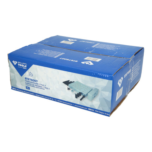 Brilliant Tools Support pour presse, 24 pcs