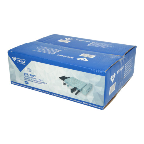 Brilliant Tools Support pour presse, 24 pcs