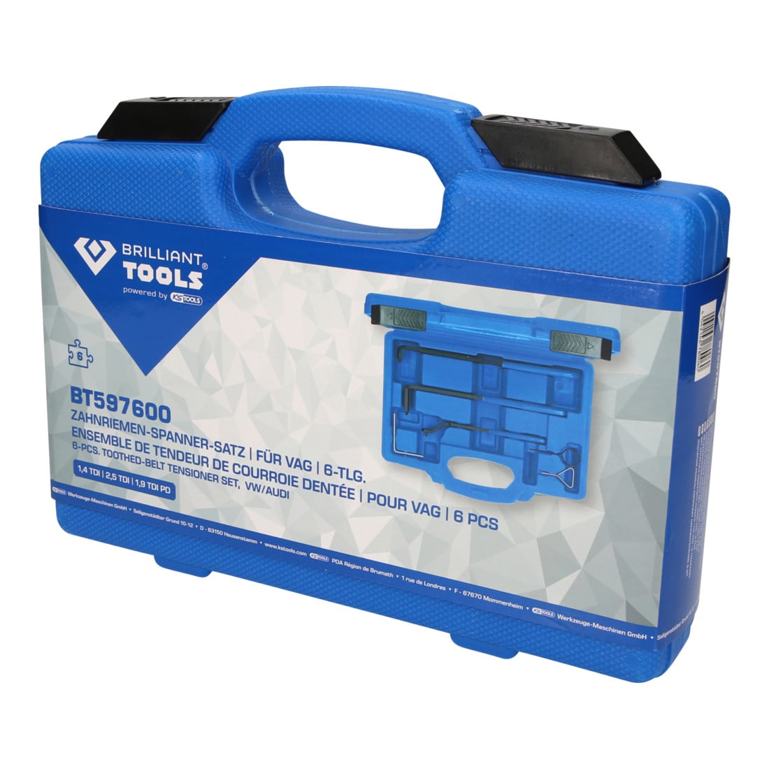 Brilliant Tools tandriemspannerset voor VAG