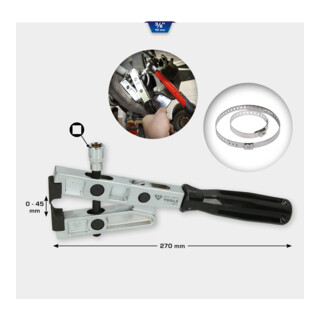 Brilliant Tools Tang voor ashoesklemmen, koppelbediening