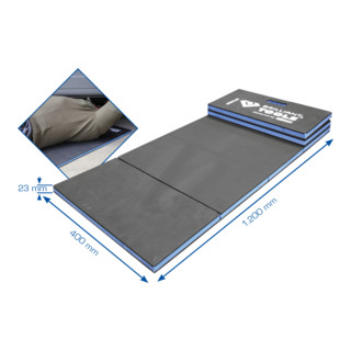Brilliant Tools Tapis de protection mécanique pliable, 1200 x 400 x 23 mm