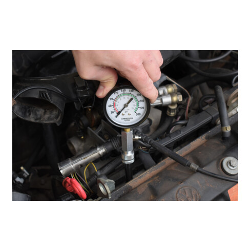 Brilliant Tools Tester compressione per motori a benzina, 2pz.