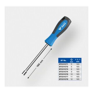 Brilliant Tools Tournevis à douille 5 × 165 mm