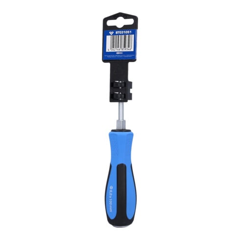 Brilliant Tools Tournevis à fente avec embout frappeur, 6,0 x 100 mm