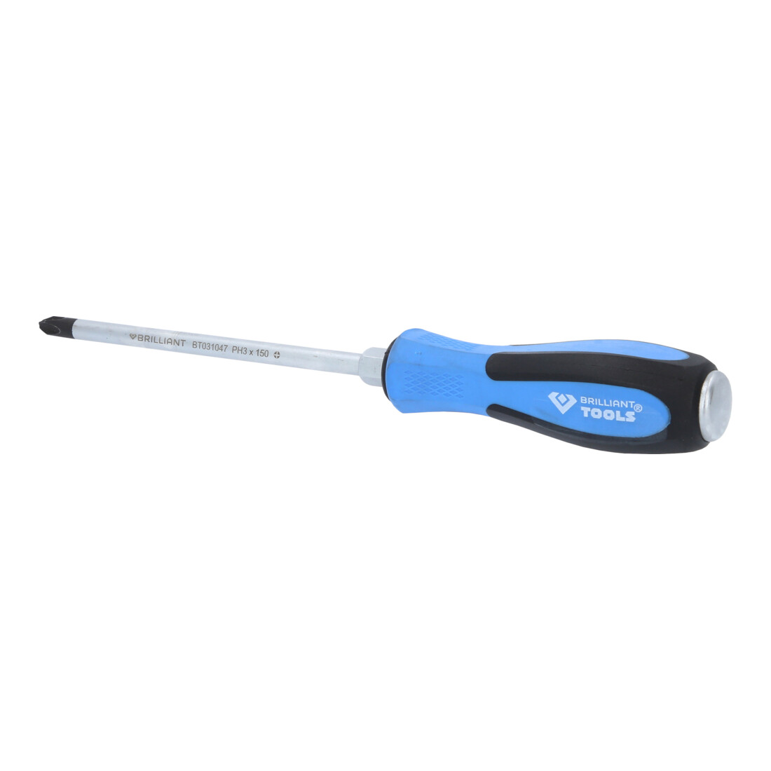 Brilliant Tools Tournevis cruciforme avec embout frappeur, PH3 x 150 mm
