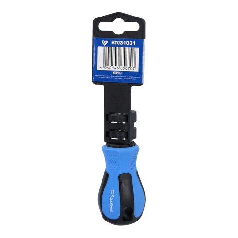 Brilliant Tools Tournevis fente 5,5 x 38 mm, forme courte