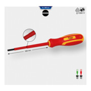 Brilliant Tools Tournevis VDE fente 4,0 x 100 mm