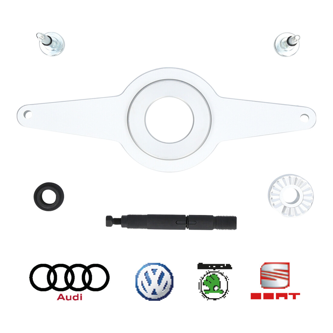 Brilliant Tools Trillingsdemper-gereedschapsset voor VAG 1.8, 2.0 TFSI