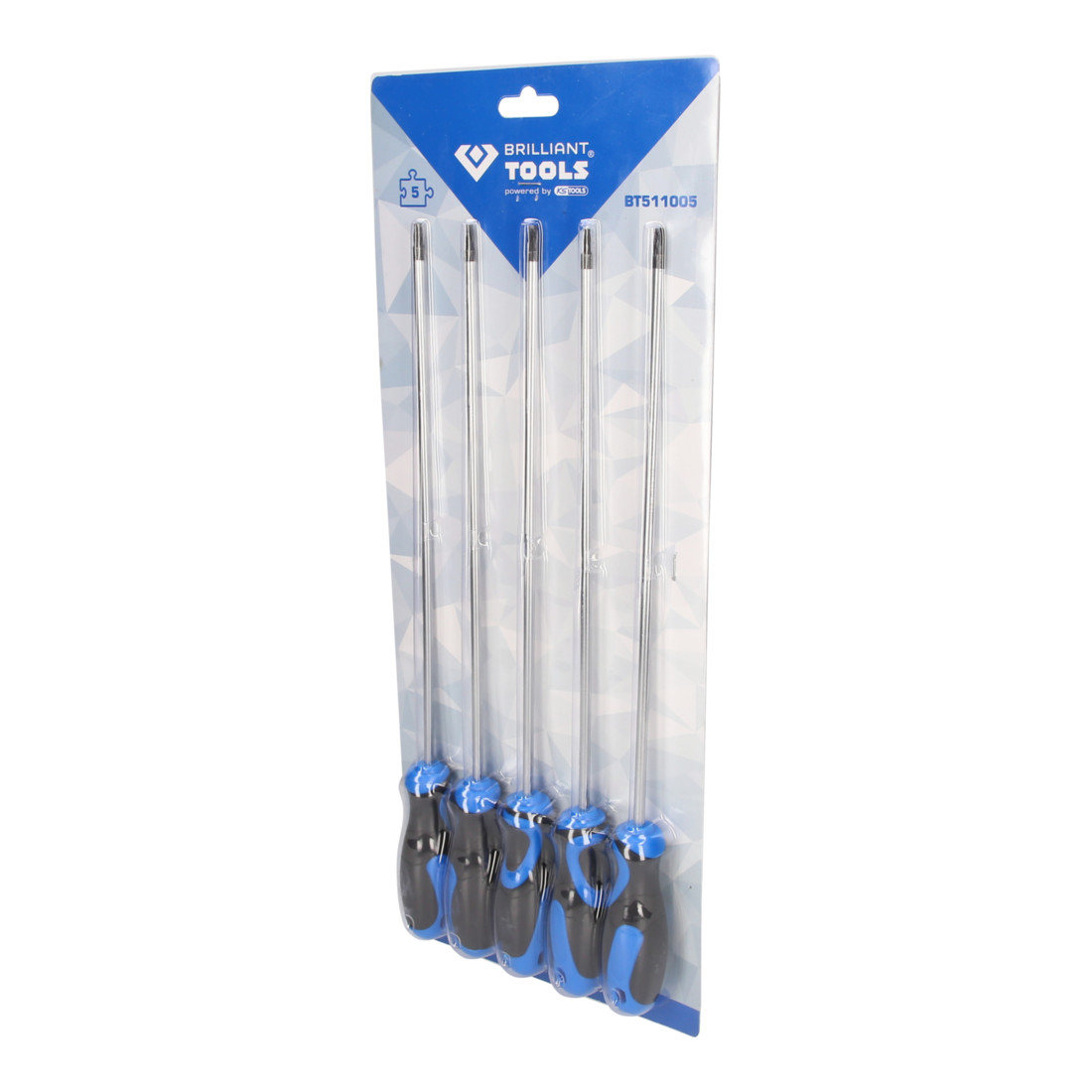 Brilliant Tools TX- Serie cacciaviti, 5pz.