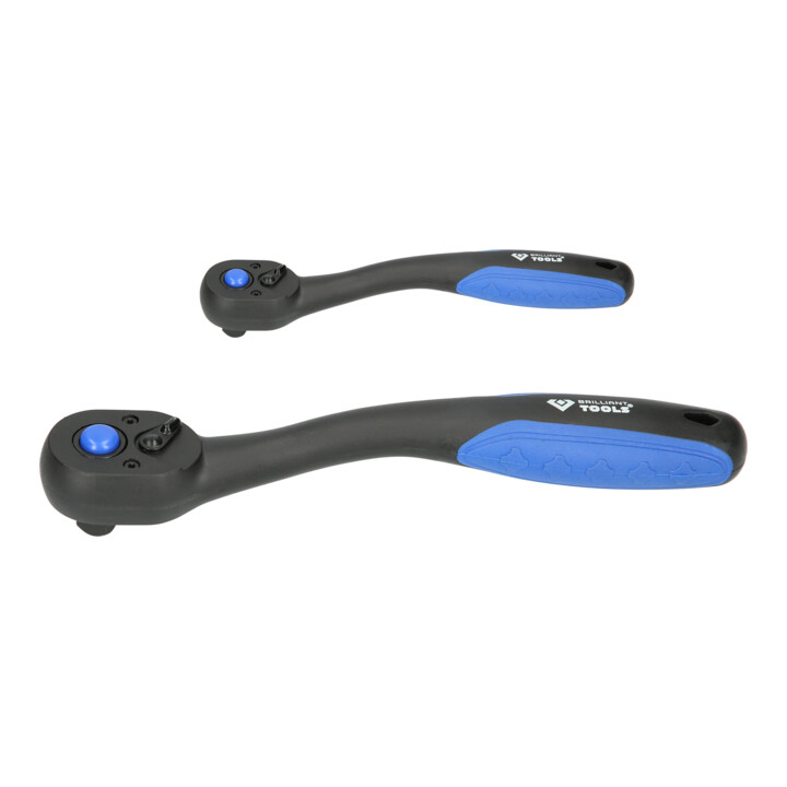 Brilliant Tools Umschaltknarren-Satz, 2-tlg, 1/4 Zoll, 1/2 Zoll