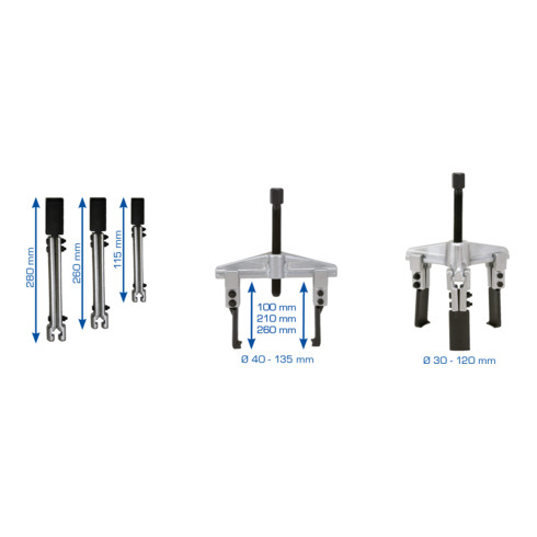 Brilliant Tools Universal-Abzieher-Satz, 14-tlg