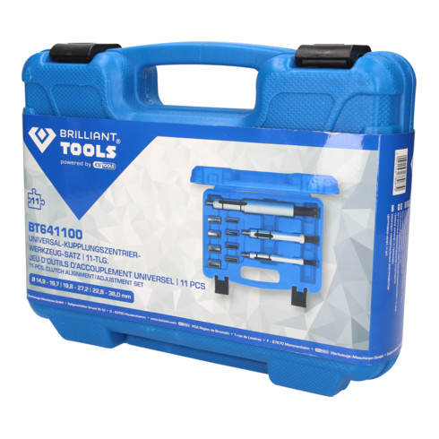 Brilliant Tools Universal-Kupplungszentrierwerkzeug-Satz, 11-tlg