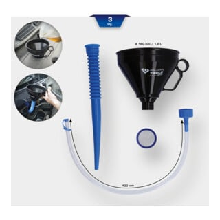 Brilliant Tools Universal-Trichter-Satz, 3-tlg