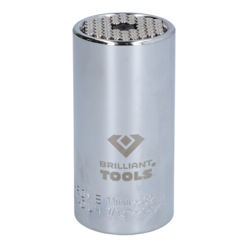 Brilliant Tools 1/2" Universele dop, 11 - 32 mm