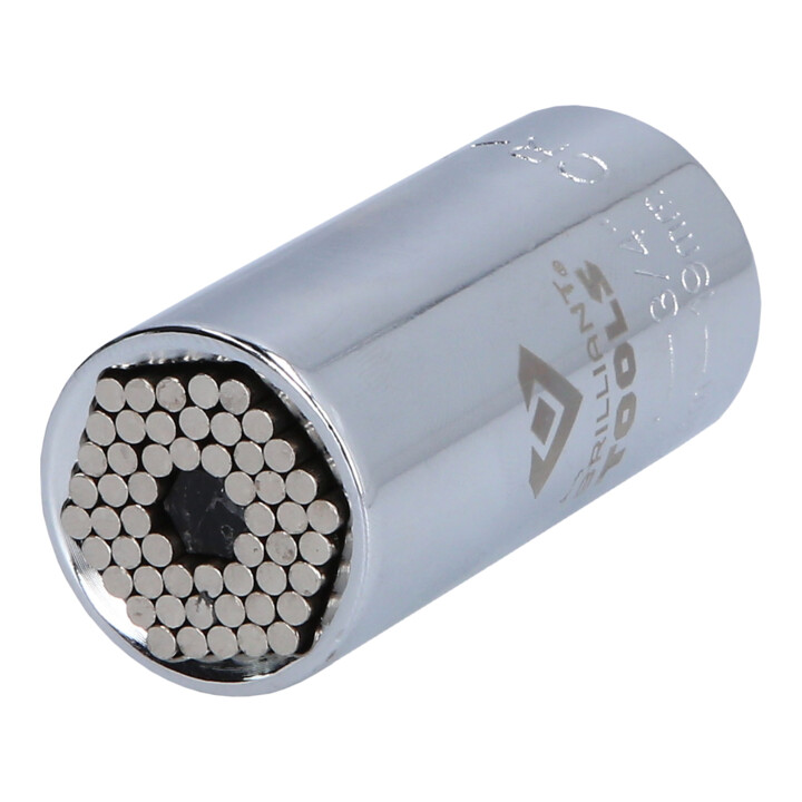 Brilliant Tools Universele 3/8" dopsleutel 7 - 19 mm