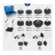 Brilliant Tools Universele adapterset voor remontluchting, 20-dlg.-1