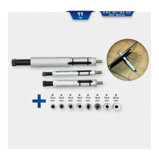 Brilliant Tools Universele koppelings-centreergereedschapset, 11-dlg
