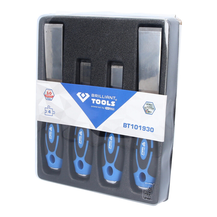 Brilliant Tools Universele schraperset, 4-dlg