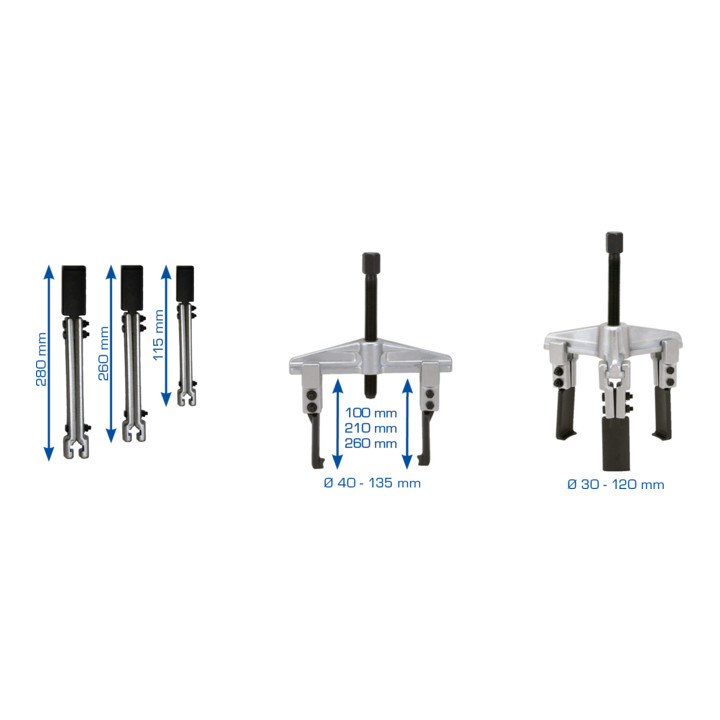 Brilliant Tools Universele trekkerset, 14-dlg