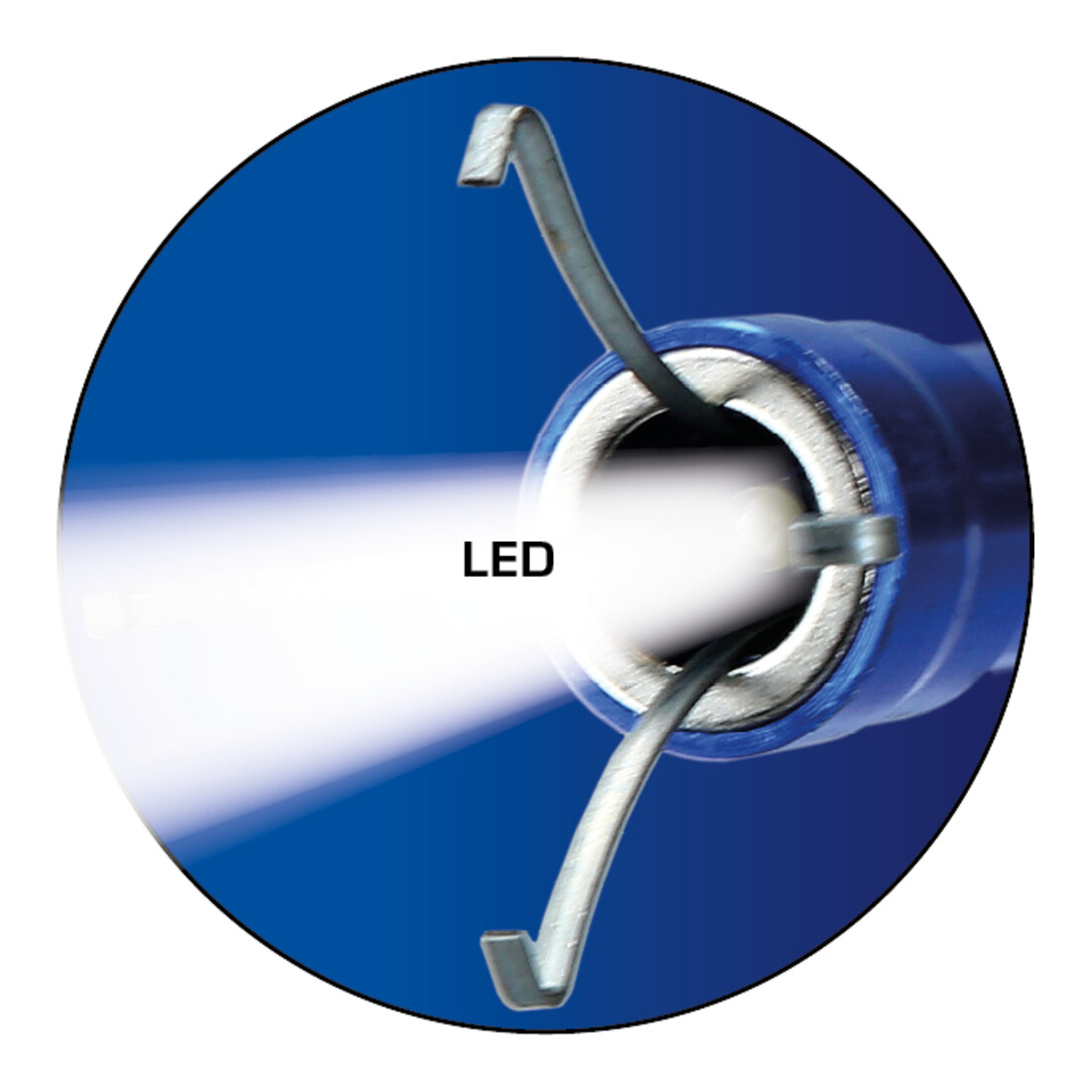 Brilliant Tools Utensile prensile con magnete e LED, rigido