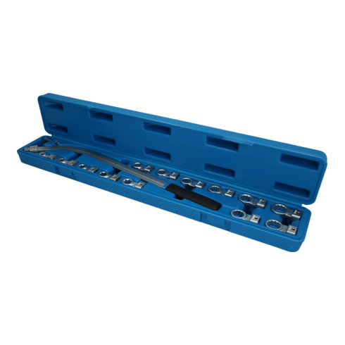 Brilliant Tools V-riem en spanrolsleutelset, 15-dlg