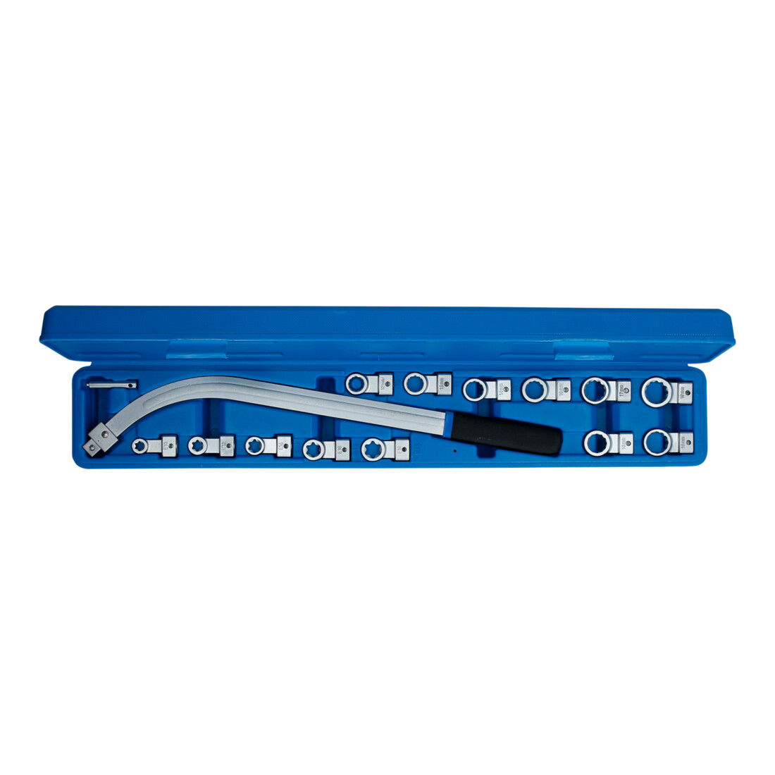 Brilliant Tools V-riem en spanrolsleutelset, 15-dlg