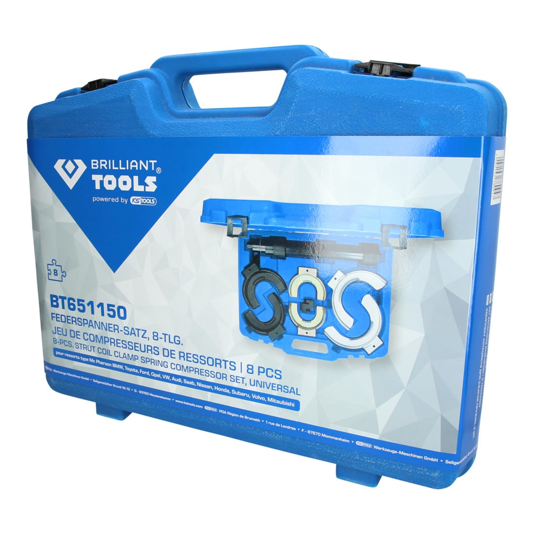 Brilliant Tools Veerspannerset, 15-dlg