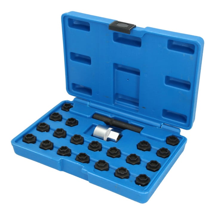 Brilliant Tools Velgslotassortiment, voor BMW, 22-dlg
