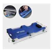 Brilliant Tools Verrijdbaar ligbed, l1030 x b480 x h115 mm