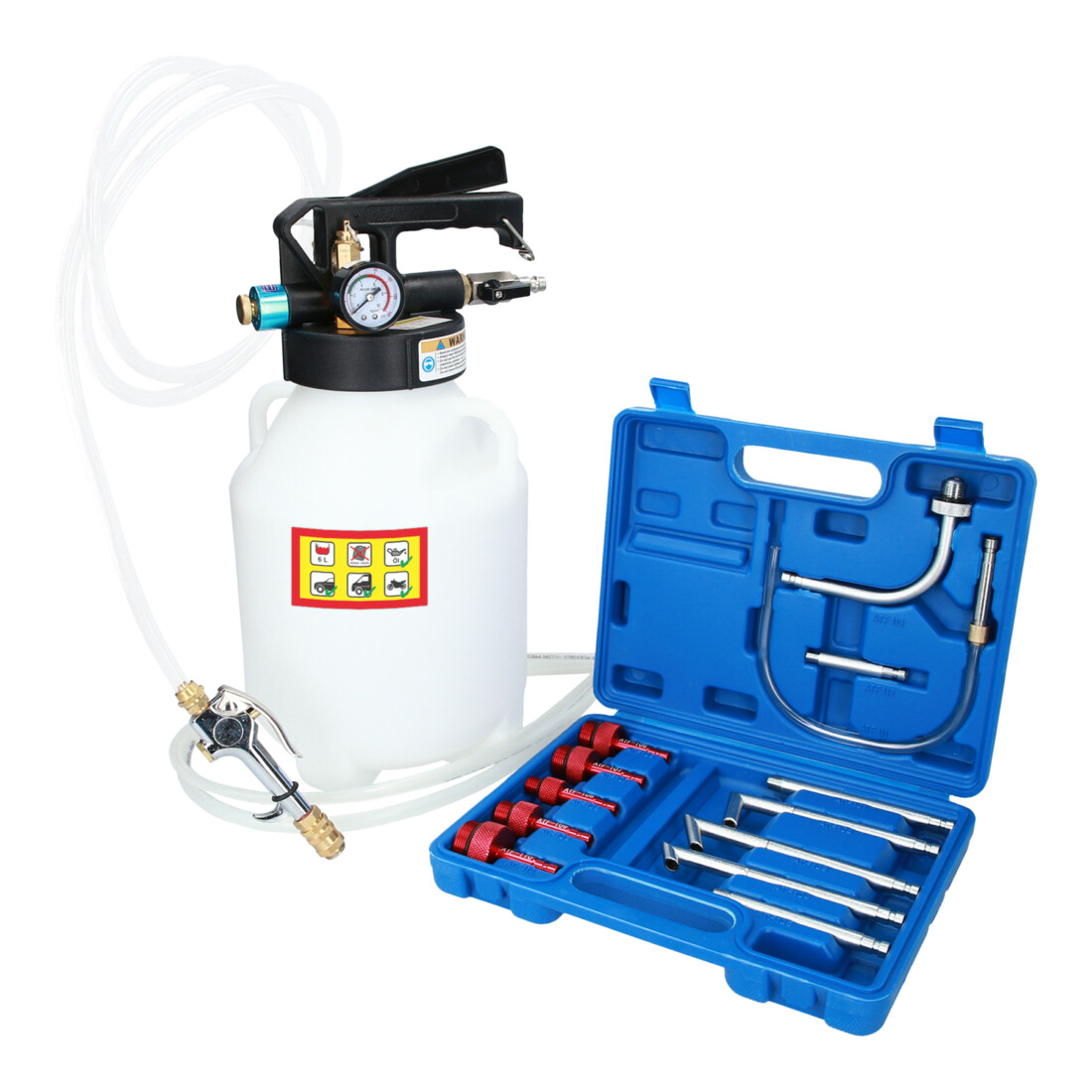 Brilliant Tools Vulpomp voor tandwielolie met adapter