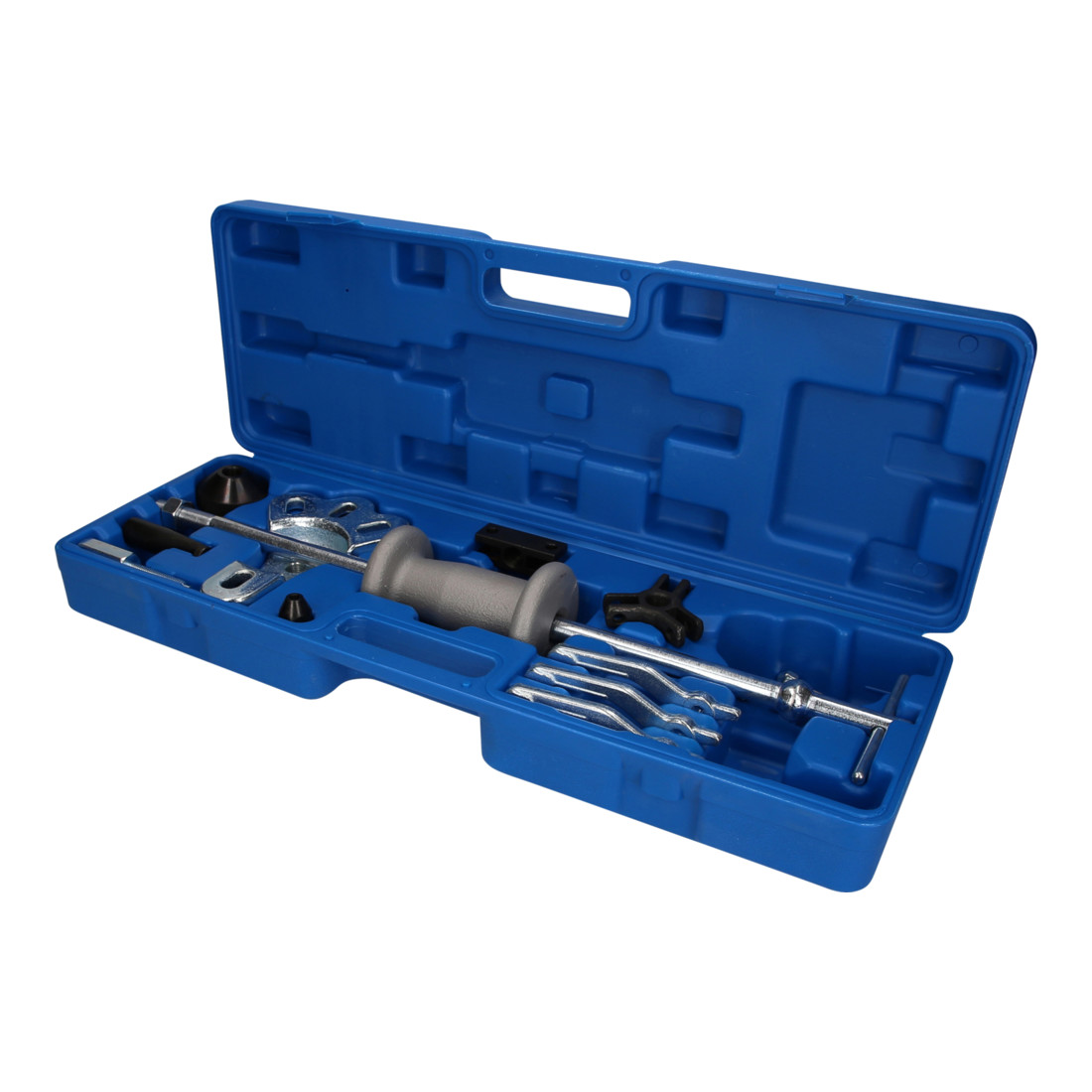 Brilliant Tools Wielnaaftrekker met glijhamer, gesmeed, 14-dlg