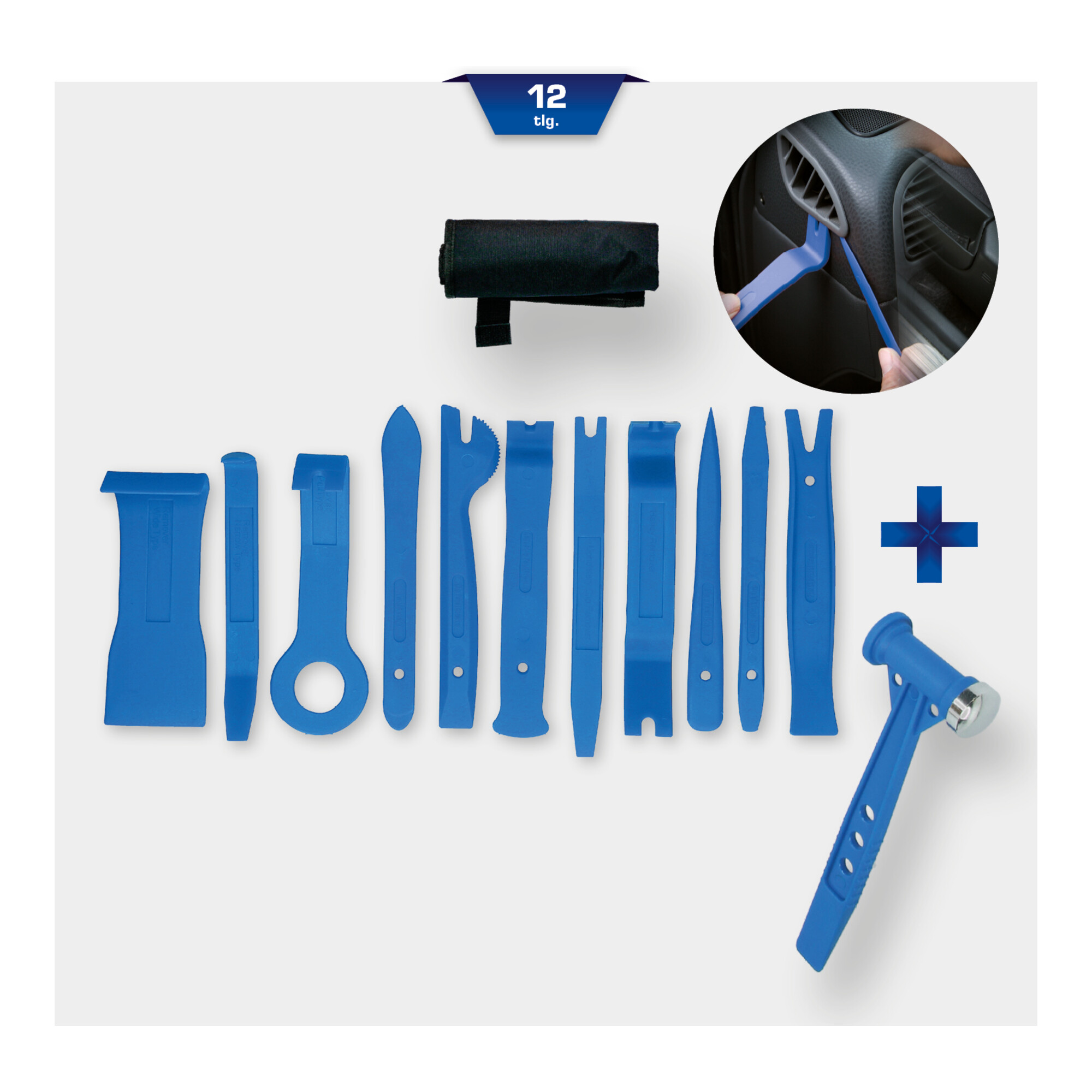 Brilliant Tools Zierleistenkeile-Satz, 12-tlg
