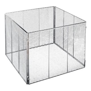 Brista Composteur en treillis métallique 100 × 100 × 80 cm