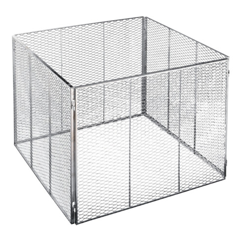 Brista Composteur en treillis métallique 100 × 100 × 80 cm