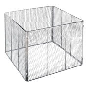 Brista Composteur en treillis métallique 100 × 100 × 80 cm