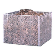 Brista Composteur en treillis métallique 80 × 80 × 70 cm