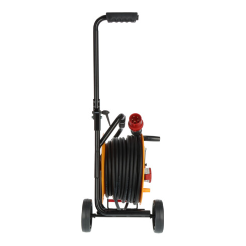 Brobusta CEE 2 FI IP44 Gewerbe-/Baustellen-Kabeltrommel mit Wagen 30m H07RN-F 5G4,0