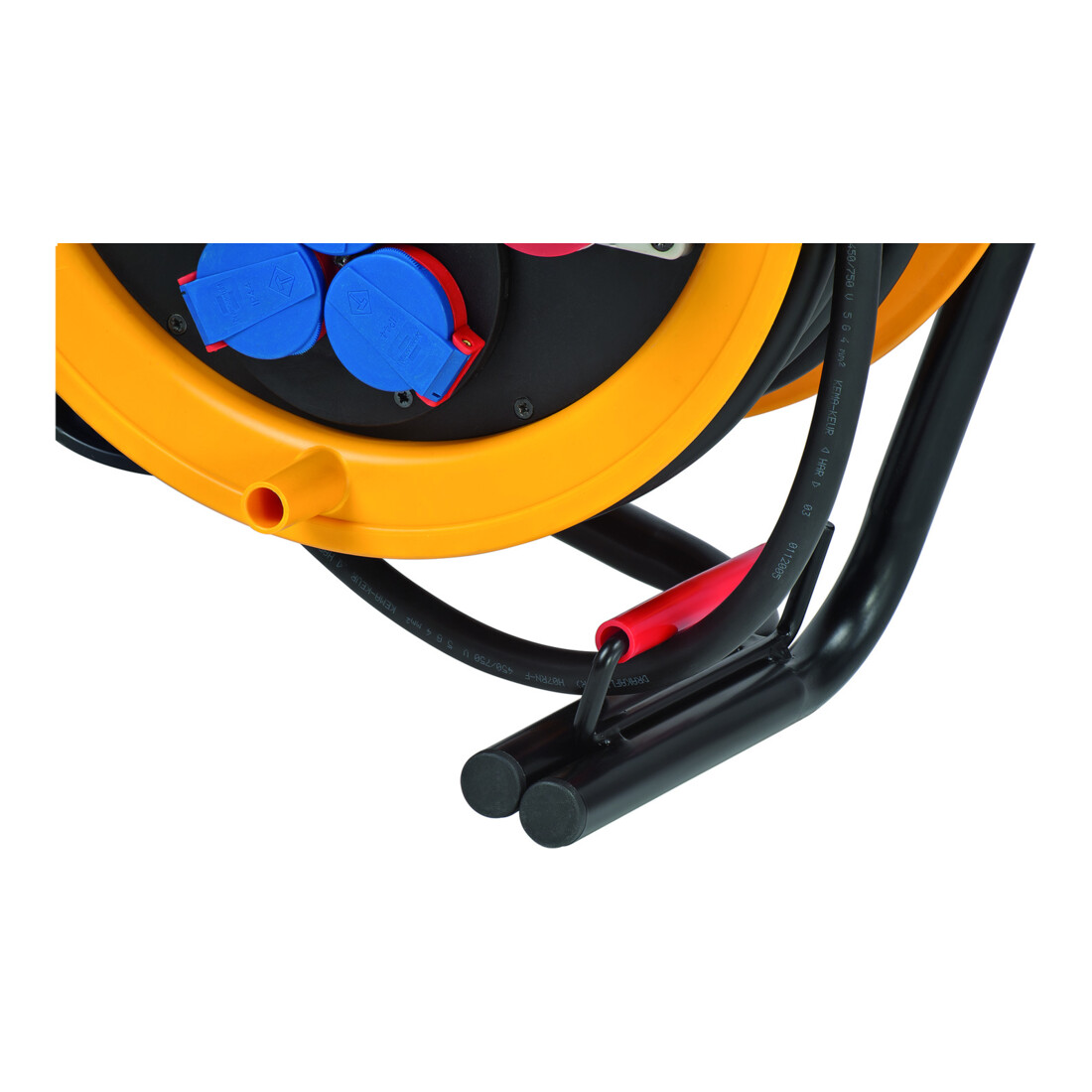 Brobusta CEE 2 FI IP44 kabelhaspel met trolley 30m H07RN-F 5G4.0