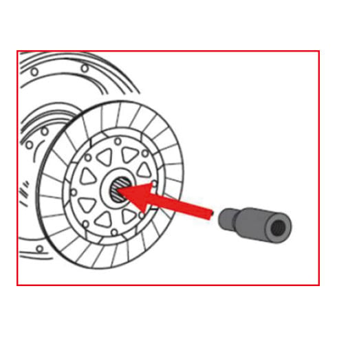 Broche de monteur d'embrayage KS Tools pour embrayages SAC pour BMW