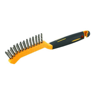 Brosse à étrier de frein L. 245 mm câble en acier lisse 0,3 mm 2 rangées OSBORN