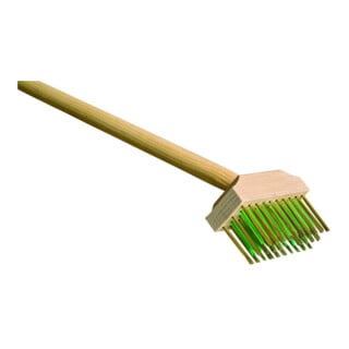 Brosse à joints avec poils en acier et manche long