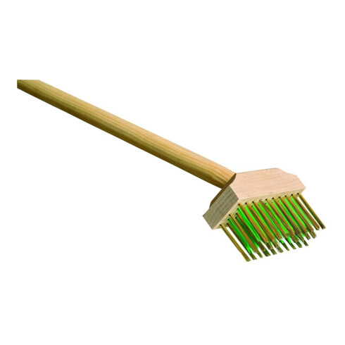 Brosse à joints avec poils en acier et manche long