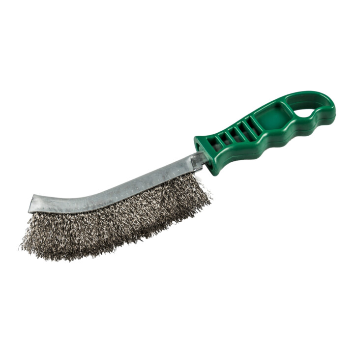 Brosse à main spéciale Klingspor 140 x 25 x 265 mm manche plastique 0,3 acier
