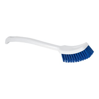 Brosse à manche HACCP L. 400 mm épaisseur des poils 0,50 mm bleu NÖLLE