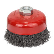 Brosse boisseau Bosch à fils d'acier ondulés