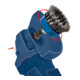 Brosse boisseau 100 mm à fils d'acier ondulés 100 mm, 0,5 mm, M14-5