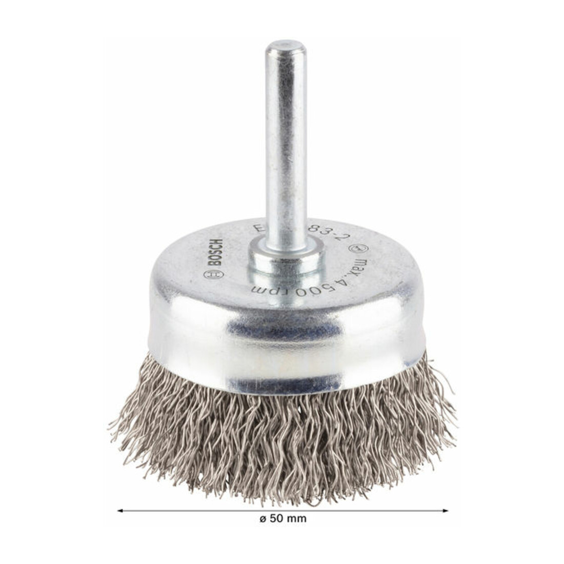 Brosse en acier inoxydable Bosch avec fil serti