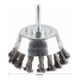 Brosse boisseau 65 mm à fils d'acier torsadés 0,5 mm 65 mm, 0,5 mm