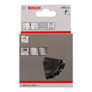Brosse boisseau 65 mm à fils d'acier torsadés 0,5 mm 65 mm, 0,5 mm-4