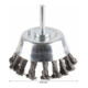 Brosse boisseau 65 mm à fils d'acier torsadés 0,5 mm 65 mm, 0,5 mm-4